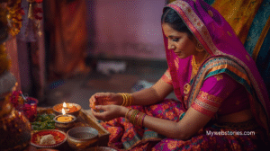 Traditional Sugad Puja during Makar Sankranti in Maharashtra