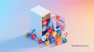 डिमॅट खाते म्हणजे काय आणि ते कसे काम करते याचे संकल्पनात्मक चित्र.