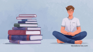 दहावी बोर्ड परीक्षेच्या काळात मानसिक तणाव कमी करण्यासाठी ध्यानधारणा.