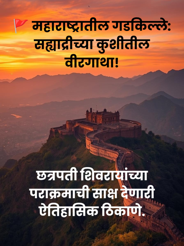 महाराष्ट्राचे वैभव: १० भव्य गडकिल्ले जे तुम्हाला थक्क करतील!