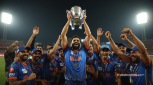 मुंबई इंडियन्सचा पाचवा विजय आणि जल्लोष.