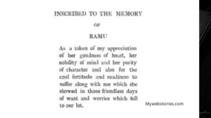 बाबासाहेबांनी माता रमाईंना अर्पण केलेल्या पुस्तकाची अर्पणपत्रिका.