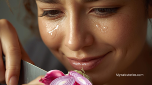 कांदा चिरताना डोळ्यातून येणारे पाणी आणि त्याचे आरोग्यासाठी फायदे.