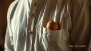 उन्हाळ्यात संरक्षणासाठी खिशात कांदा बाळगण्याची जुनी पद्धत.